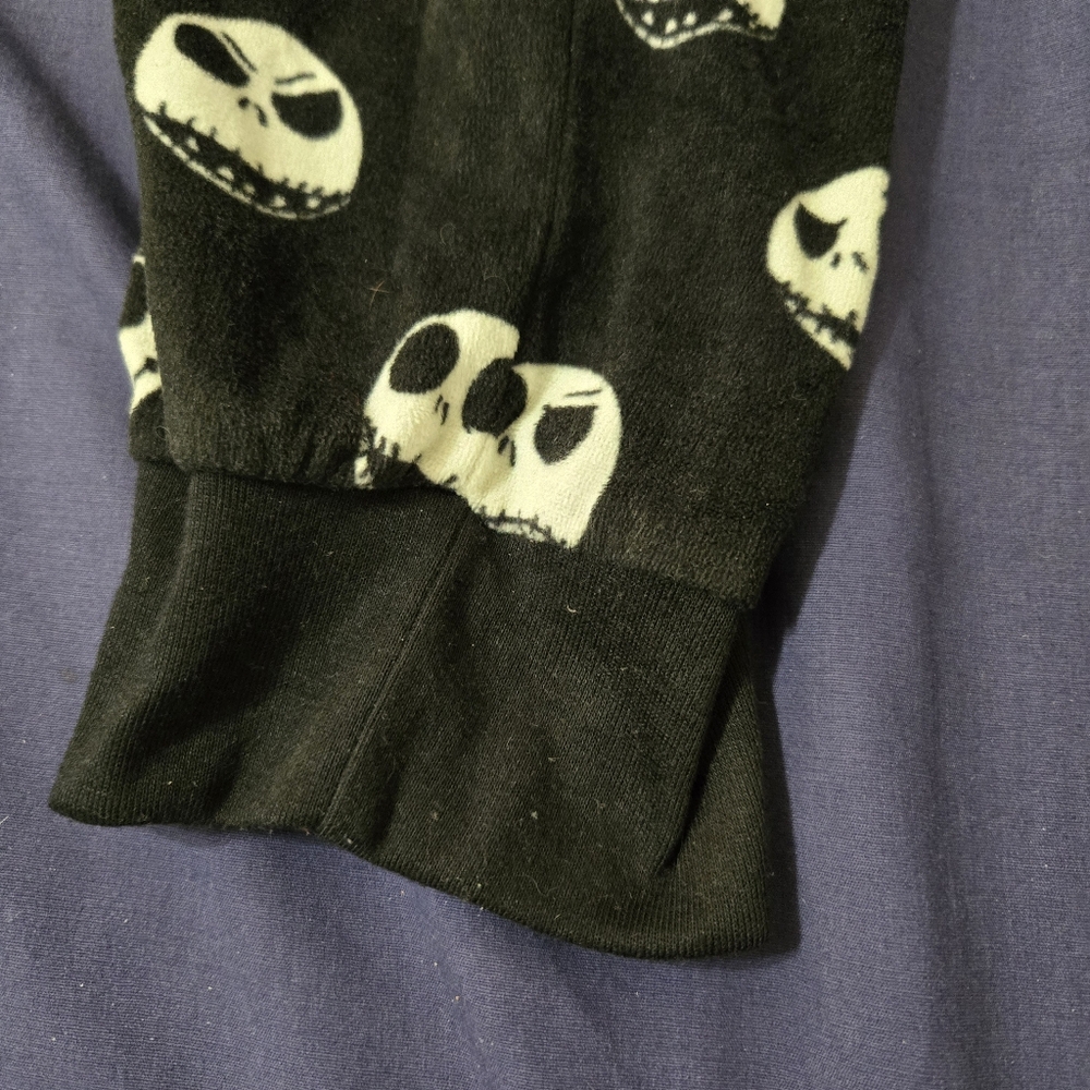 Disney's  Jack Skellington Pajama Joggers Pants Womens XL Casual Halloween - Picture 2 of 4